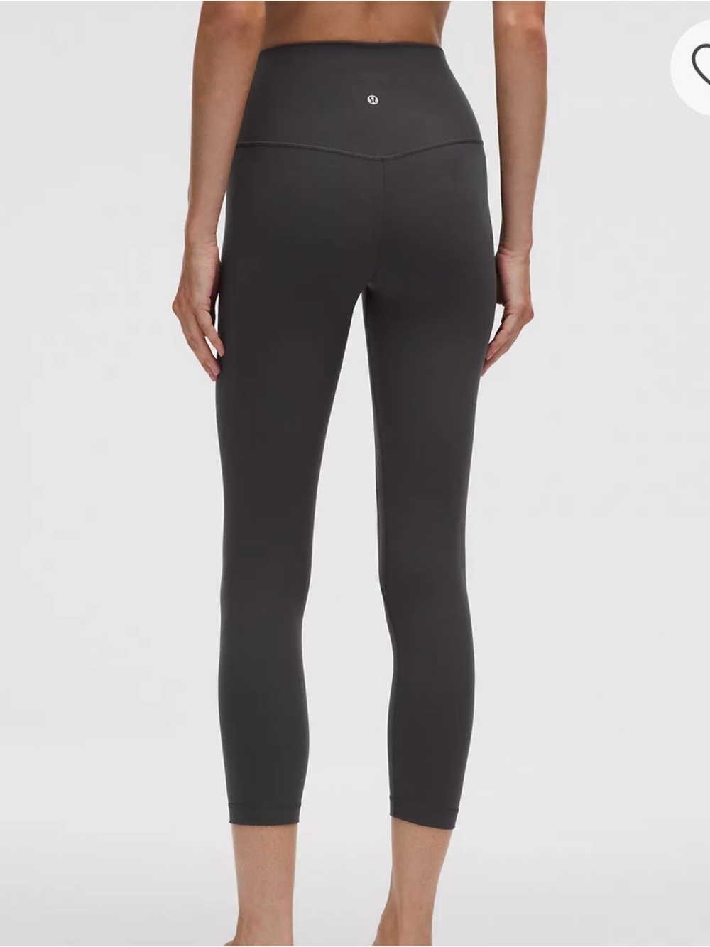 Lululemon Align high rise crop leggings gray 23”. Yoga gym running 4